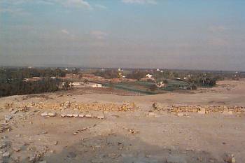 Looking east from the Sun Temple of Niuserre