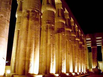 The Temple of Amun at Luxor - Copyright (c) Copyright 1998 Andrew Bayuk, All Rights Reserved