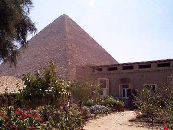 Office With A View - Giza Plateau, NW corner of the Great Pyramid