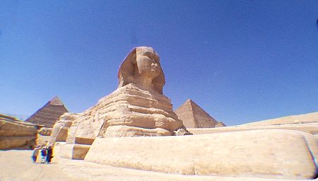 The Sphinx of Giza - Copyright (c) 1998 Andrew Bayuk, All Rights Reserved